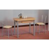 MESA DE COCINA MOD. SEVILLA SEMI-OVALADA (EXTENSIBLE)