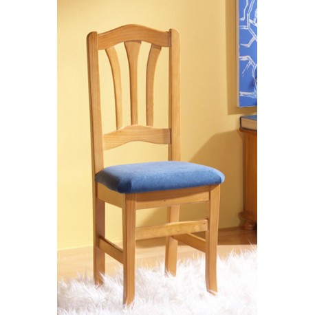 SILLA MODELO J80 (ASIENTO TAPIZADO)