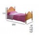 CAMA PINO MOD. FLORENCIA