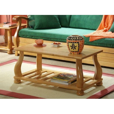 MESA DE CENTRO TAPA MADERA MOD. J4