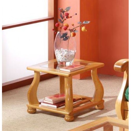 MESA RINCÓN TAPA CRISTAL MOD. J4