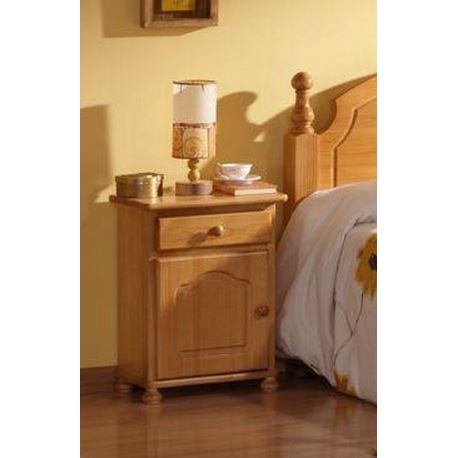 MESITA PINO 1 CAJÓN + 1 PUERTA
