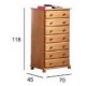 SINFONIER PINO 70 cm. (7 CAJONES)
