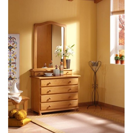 COMODÍN PINO 4 CAJONES