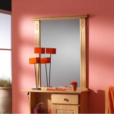 ESPEJO MARCO PINO MOD. ROMBO