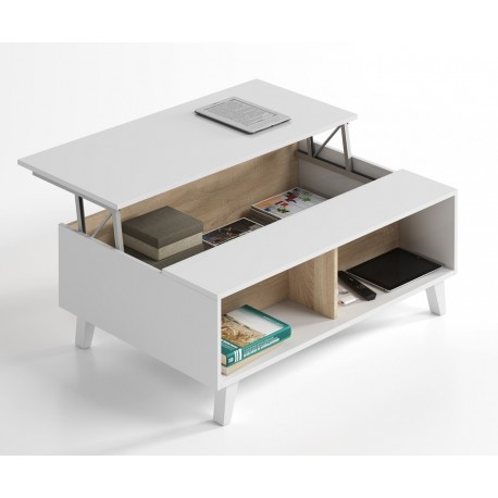 MESA DE CENTRO ELEVABLE MOD. DOVER-W