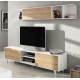 MUEBLE DE TV CON VITRINA MOD. DOVER-W