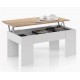 MESA DE CENTRO ELEVABLE MOD. TENBY COMBI