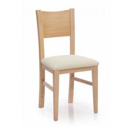 SILLA MODELO J63 (ASIENTO TAPIZADO)