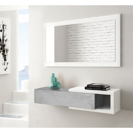 RECIBIDOR CON ESPEJO MOD. NESS TWO