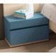 MESITA PINO 2 CAJONES MOD. ZOE (BASE PLANA)