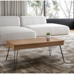 MESA DE CENTRO ELEVABLE MOD. LUNA (ROBLE)