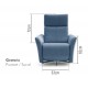 SILLÓN RELAX MOD. CUBIC GIRATORIO