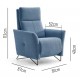 SILLÓN RELAX MOD. CUBIC FIJO