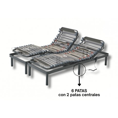 SOMIER ARTICULADO ELECTRICO MOD. NUBE MULTILAMINAS