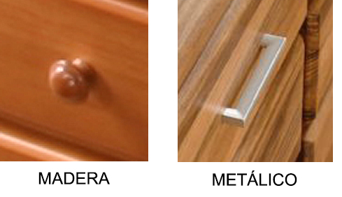 tirador comedor pino