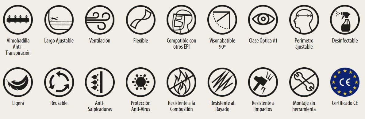 características pantalla abatible