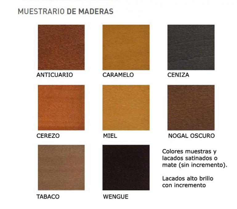 colores madera sillas comedor