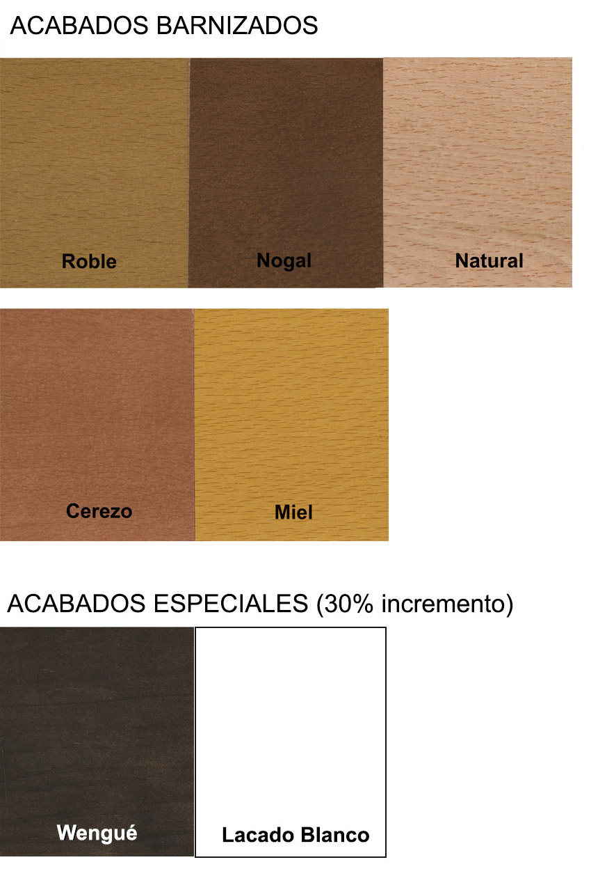colores madera haya